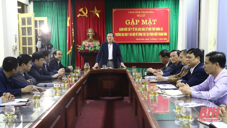 Gặp mặt 22 bác sĩ nội trú về công tác tại Phân hiệu Đại học Y Hà Nội tại Thanh Hóa