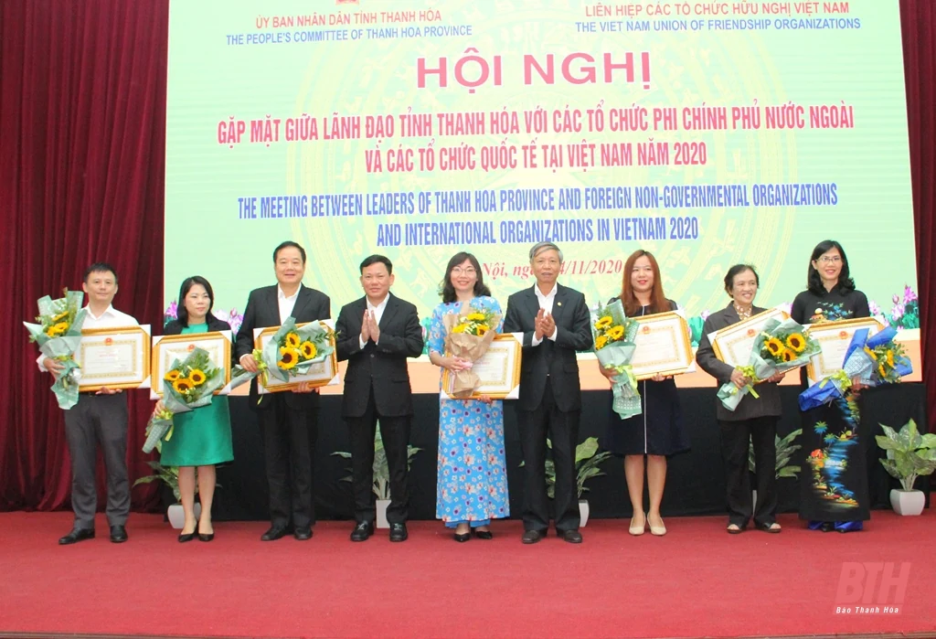 Lãnh đạo tỉnh Thanh Hóa gặp mặt các tổ chức phi chính phủ nước ngoài và các tổ chức quốc tế tại Việt Nam