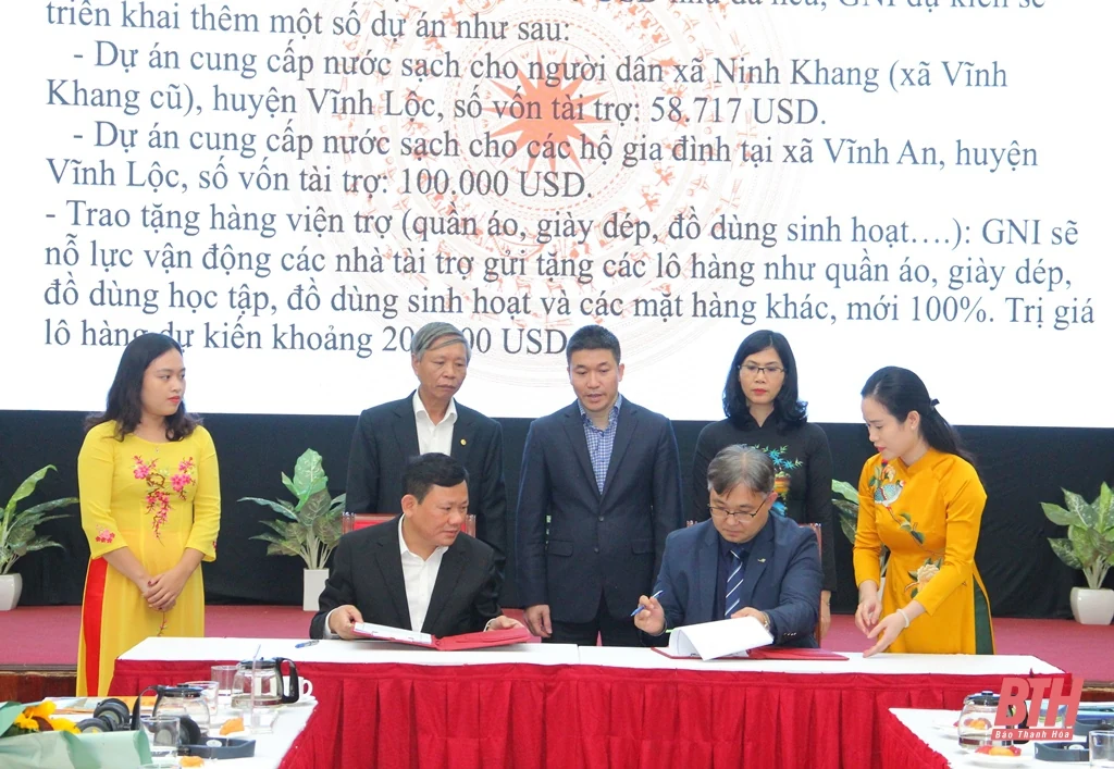 Lãnh đạo tỉnh Thanh Hóa gặp mặt các tổ chức phi chính phủ nước ngoài và các tổ chức quốc tế tại Việt Nam