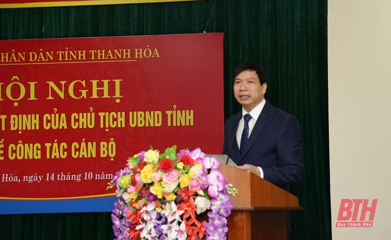 Các Sở ở Thanh Hóa có tân giám đốc từ ngày 1-12-2020