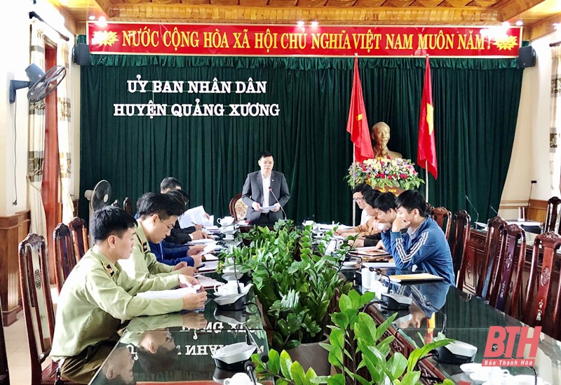 Giám sát công tác đảm bảo vệ sinh an toàn thực phẩm tại 2 huyện Quảng Xương và Nga Sơn