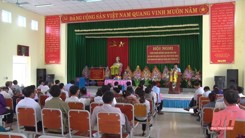 Tuyên truyền, phổ biến, giáo dục pháp luật cho đối tượng đặc thù ở thị xã Nghi Sơn