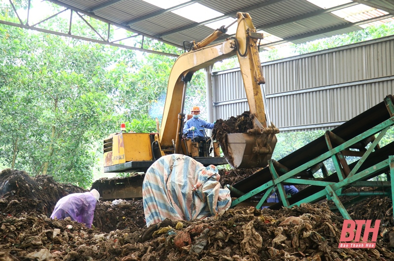 “Mục sở thị” hệ thống xử lý rác thải sinh hoạt bằng chế phẩm sinh học tại Thanh Hóa