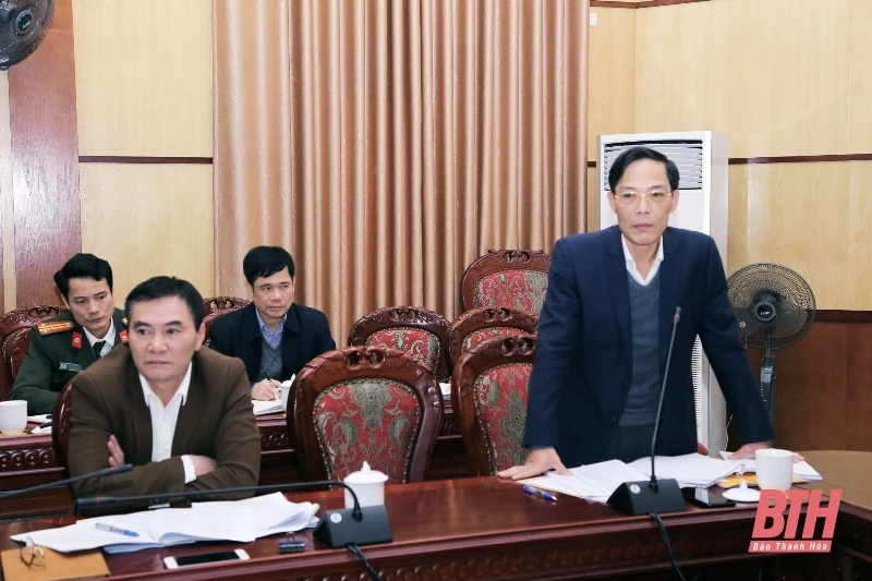 Chủ tịch và Phó Chủ tịch UBND tỉnh cho ý kiến vào dự thảo 2 Đề án về lĩnh vực an ninh - trật tự