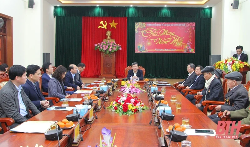 Bí thư Thành ủy TP Thanh Hóa kiểm tra tình hình sản xuất và đời sống Nhân dân huyện Như Xuân