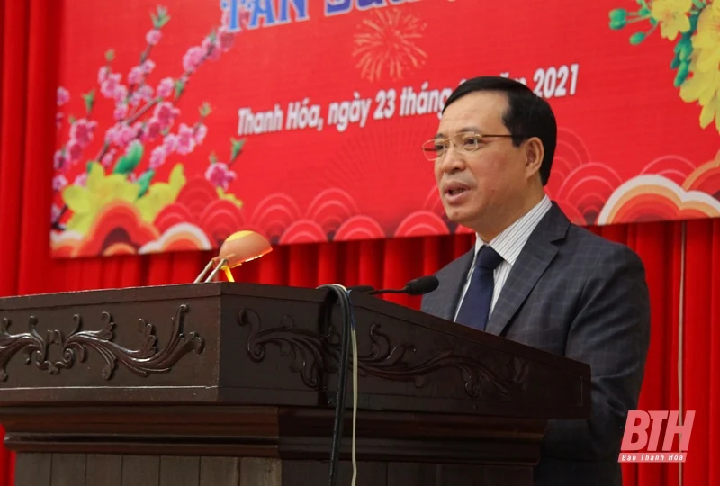 Thường trực Tỉnh ủy gặp mặt cán bộ hưu trí cơ quan Tỉnh ủy nhân dịp Tết Nguyên đán Tân Sửu 2021
