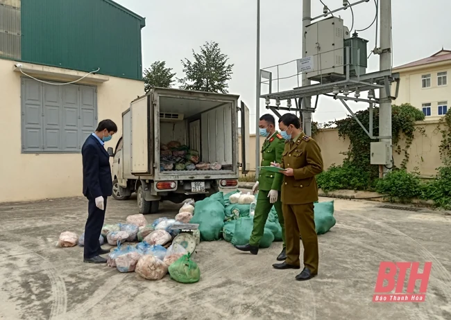 Tích cực ngăn chặn và xử lý nghiêm các hành vi vận chuyển thực phẩm “bẩn” trên các tuyến đường trọng điểm