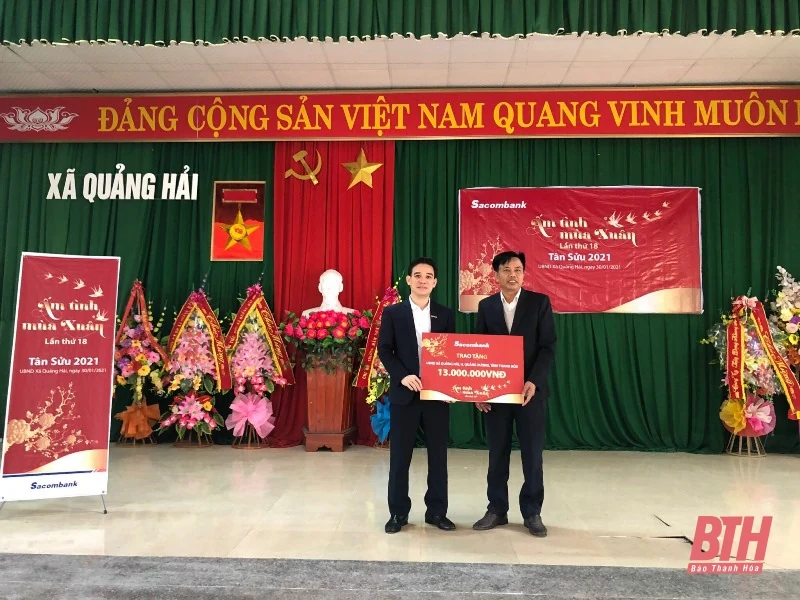 Sacombank tổ chức chương trình “Ấm tình mùa Xuân tại Thanh Hóa