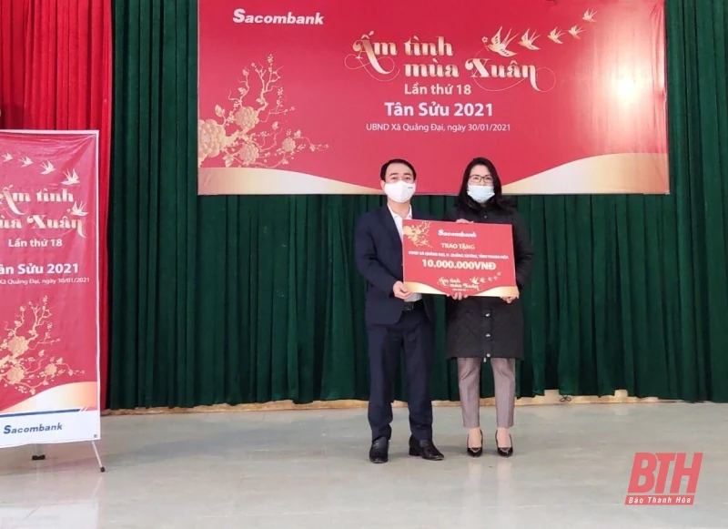 Sacombank tổ chức chương trình “Ấm tình mùa Xuân tại Thanh Hóa