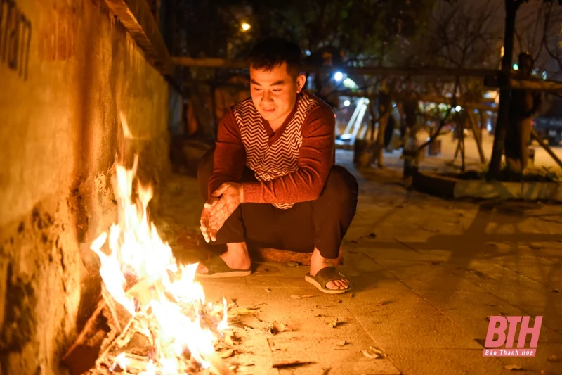 Trắng đêm trông cây cảnh Tết ở TP Thanh Hóa