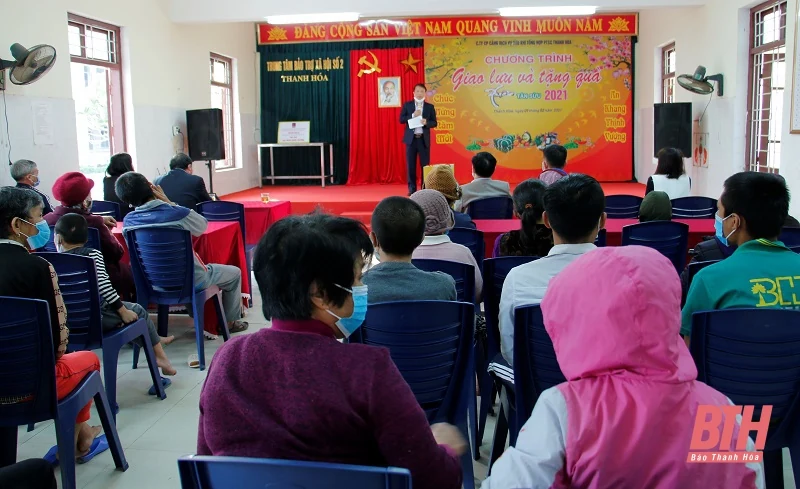 Công ty CP Cảng dịch vụ Dầu khí tổng hợp PTSC Thanh Hóa tổ chức Chương trình “Xuân yêu thương” tại Trung tâm bảo trợ xã hội số 2