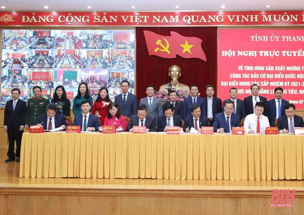 Phát huy truyền thống lịch sử, văn hóa, cách mạng và khát vọng thịnh vượng của quê hương Thanh Hóa anh hùng, quyết tâm hoàn thành thắng lợi các mục tiêu, nhiệm vụ đã đề ra