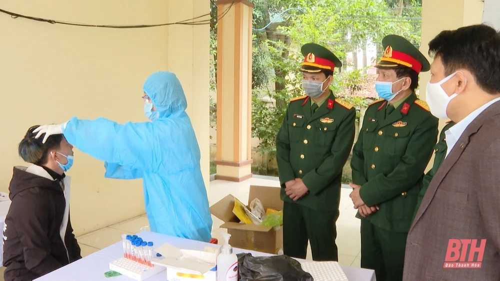Thanh Hóa quyết tâm không để dịch bệnh COVID-19 lây lan vào đơn vị Quân đội
