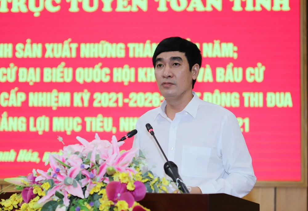 Giao ban trực tuyến toàn tỉnh về tình hình sản xuất những tháng đầu năm 2021 và nhiều nội dung quan trọng khác