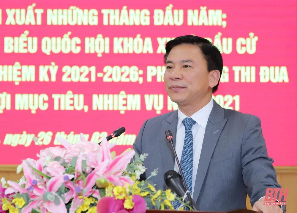 Giao ban trực tuyến toàn tỉnh về tình hình sản xuất những tháng đầu năm 2021 và nhiều nội dung quan trọng khác
