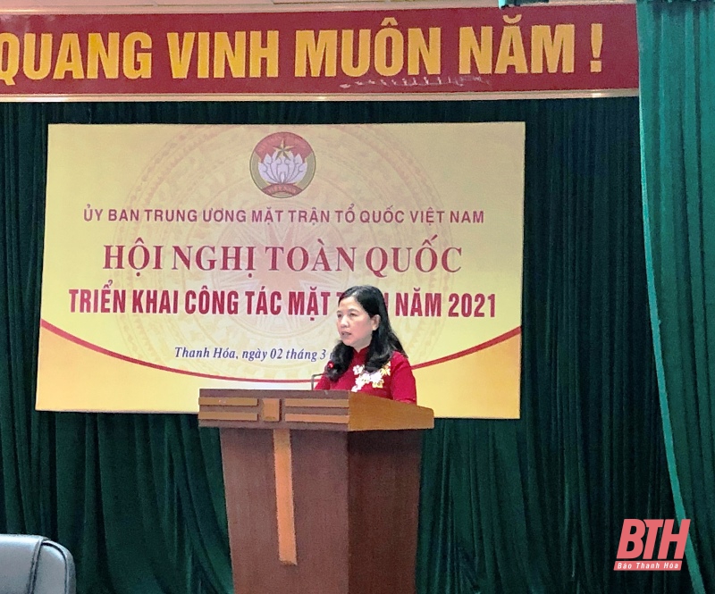 Hội nghị trực tuyến toàn quốc triển khai công tác mặt trận năm 2021