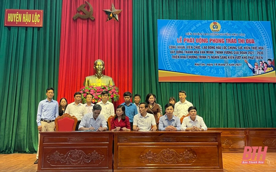 Huyện Hậu Lộc chung sức hiện thực hóa khát vọng xây dựng quê hương Thanh Hóa văn minh, thịnh vượng