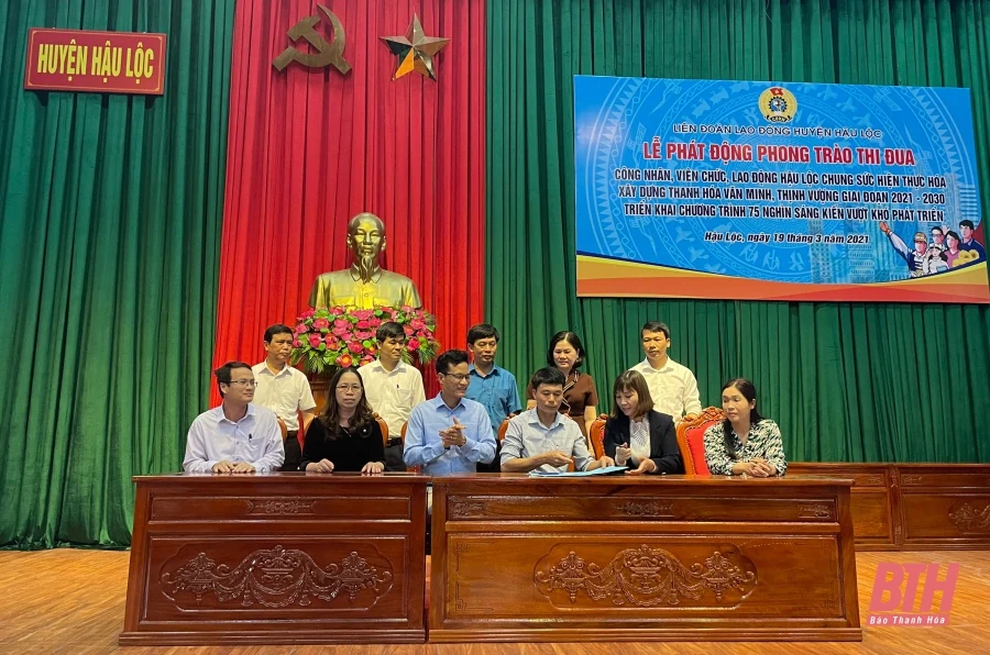 Huyện Hậu Lộc chung sức hiện thực hóa khát vọng xây dựng quê hương Thanh Hóa văn minh, thịnh vượng