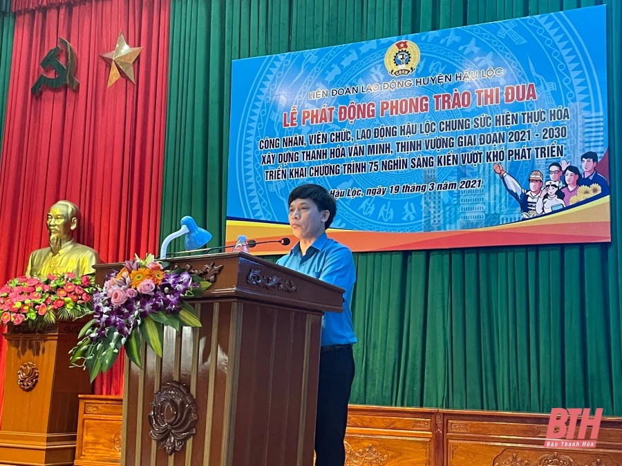 Huyện Hậu Lộc chung sức hiện thực hóa khát vọng xây dựng quê hương Thanh Hóa văn minh, thịnh vượng