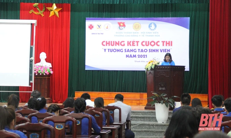 Chung kết cuộc thi “Ý tưởng sáng tạo sinh viên” Trường Cao đẳng Y tế Thanh Hóa năm 2021