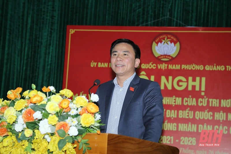 Lấy ý kiến nhận xét của cử tri nơi cư trú đối với ứng cử viên đại biểu Quốc hội khóa XV và đại biểu HĐND các cấp, nhiệm kỳ 2021- 2026