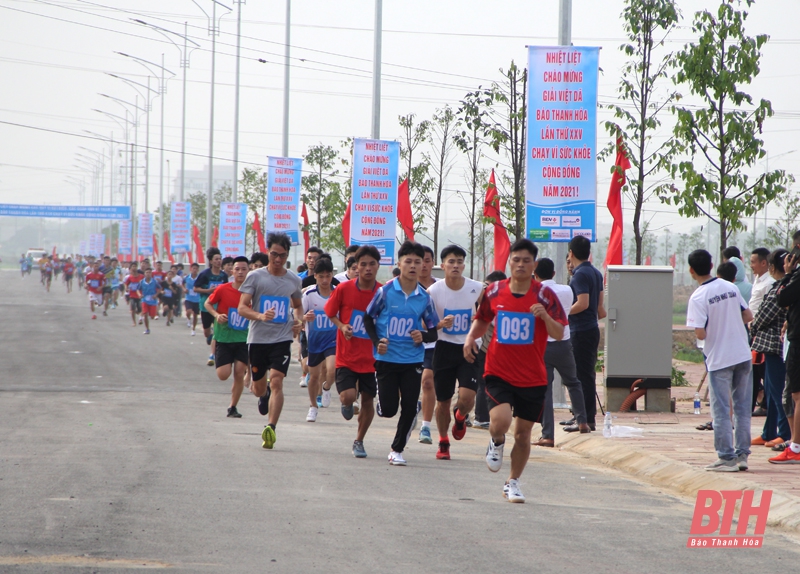 Giải việt dã Báo Thanh Hóa “Chạy vì sức khỏe cộng đồng” lần thứ XXV - năm 2021: Đánh dấu bước phát triển mạnh mẽ, vì sự nghiệp TDTT tỉnh nhà