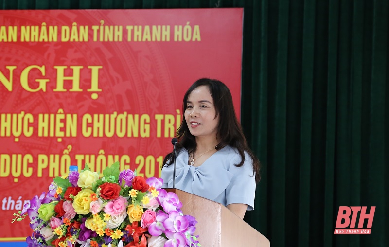 Thứ trưởng Bộ Giáo dục và Đào tạo Nguyễn Hữu Độ làm việc tại Thanh Hóa