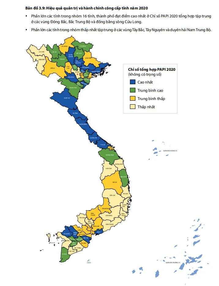 Công bố chỉ số PAPI 2020: Thanh Hóa tiếp tục nằm trong nhóm trung bình cao