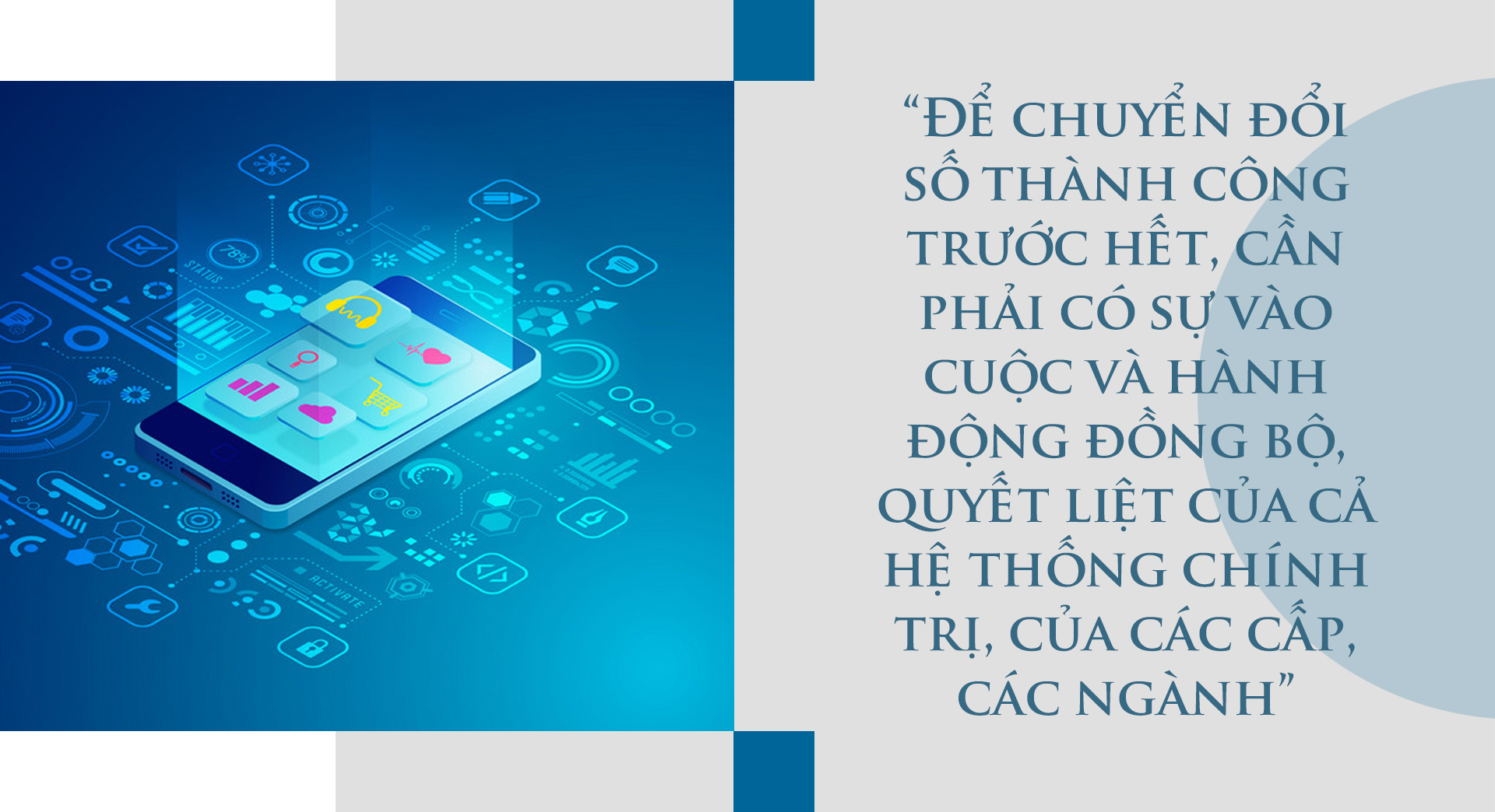 Giám đốc Sở TT&TT Thanh Hóa: Chuyển đổi số phải lấy người dân, doanh nghiệp làm trung tâm phục vụ