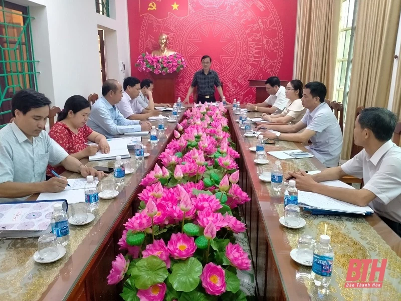 Kiểm tra công tác bầu cử tại huyện Nga Sơn