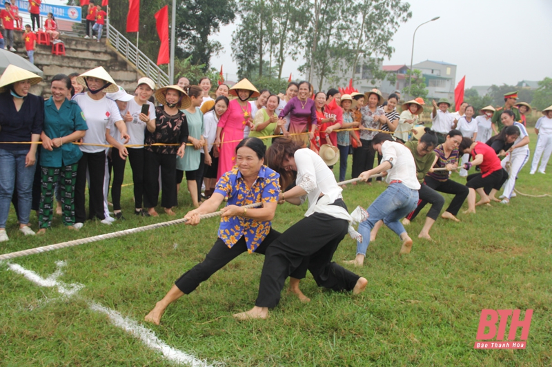 200 vận động viên tranh tài tai Đại hội TDTT xã Đông Quang lần thứ IX