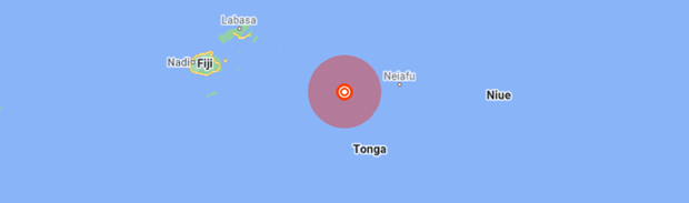 Động đất có độ lớn 6,4 rung chuyển ngoài khơi bờ biển Tonga
