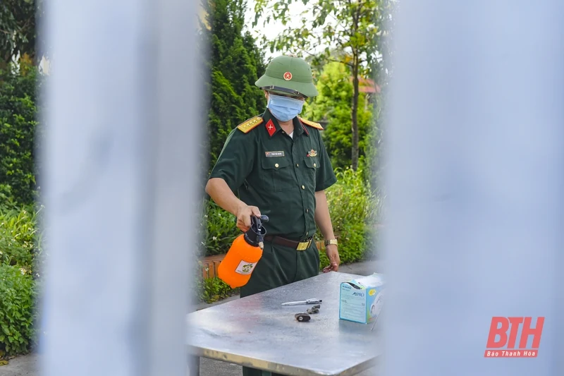 Bên trong khu cách ly các trường hợp F1 liên quan đến BN 3091 tại Nga Sơn