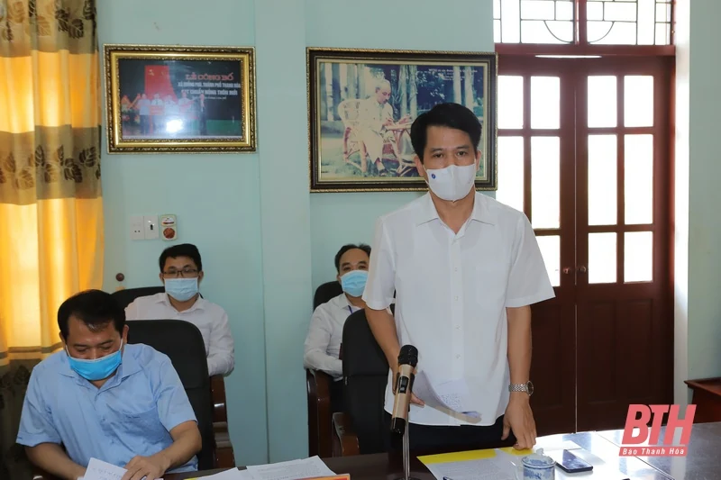Đồng chí Bí thư Tỉnh ủy Đỗ Trọng Hưng kiểm tra, chỉ đạo công tác chuẩn bị bầu cử và phòng, chống dịch COVID-19 tại TP Thanh Hóa