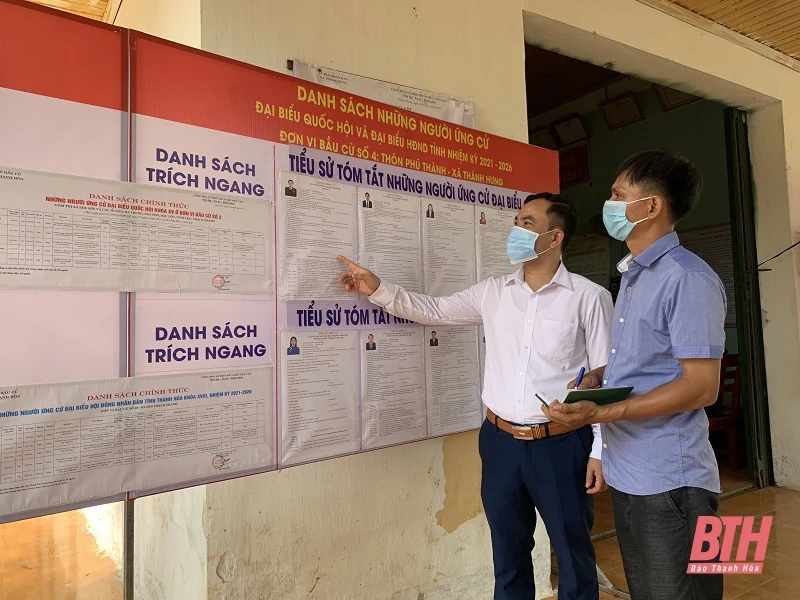 Thạch Thành gấp rút hoàn thành công tác chuẩn bị cho ngày bầu cử
