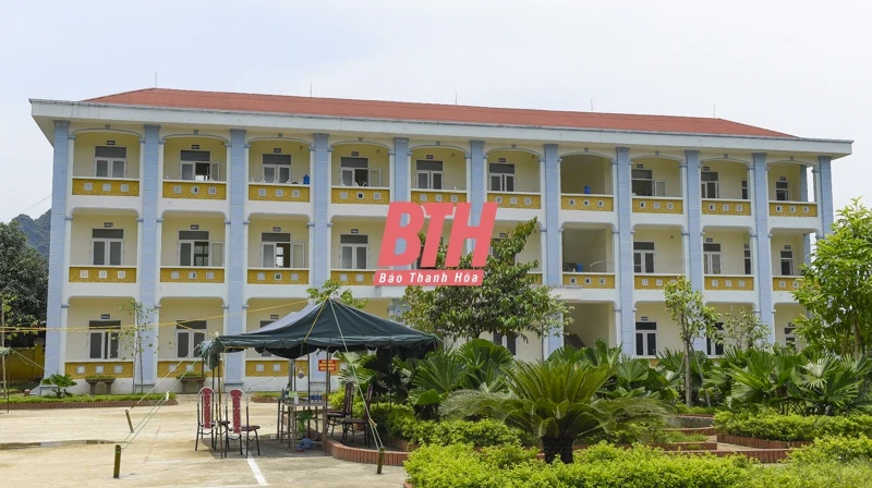 Bên trong khu cách ly tập trung các trường hợp F1 liên quan đến bệnh nhân COVID-19 tại Ngọc Lặc