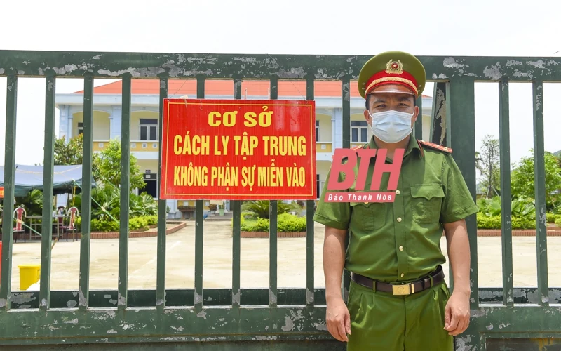 Bên trong khu cách ly tập trung các trường hợp F1 liên quan đến bệnh nhân COVID-19 tại Ngọc Lặc