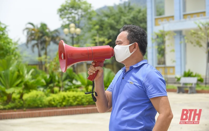 Bên trong khu cách ly tập trung các trường hợp F1 liên quan đến bệnh nhân COVID-19 tại Ngọc Lặc