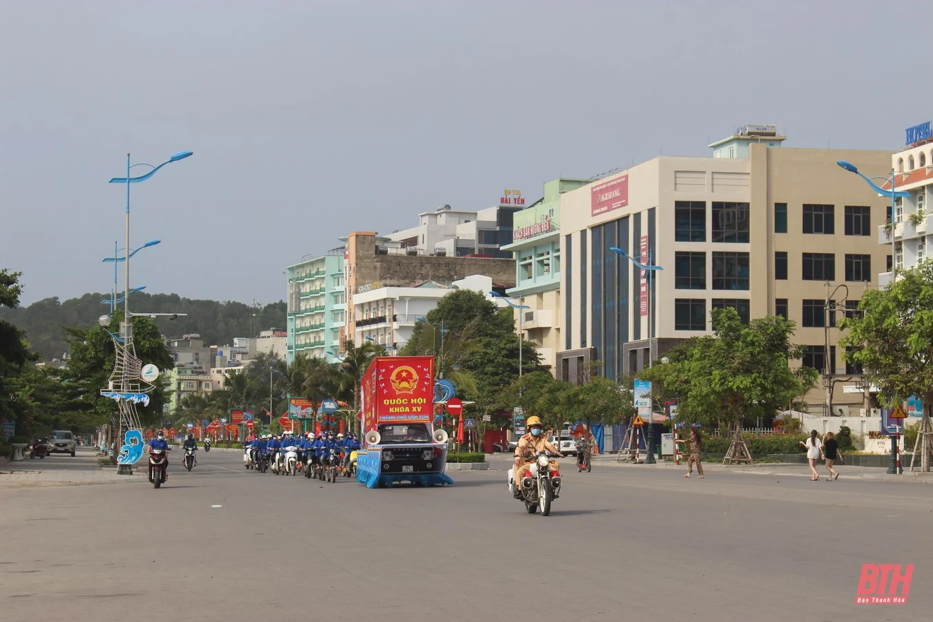 Thành phố Sầm Sơn đa dạng các hình thức tuyên truyền bầu cử