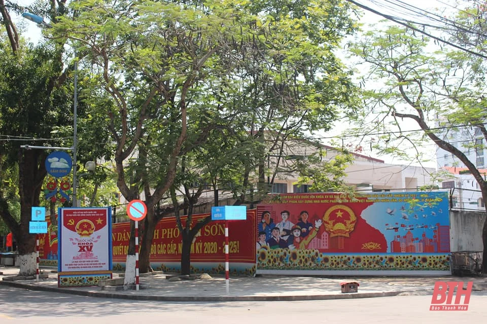 Thành phố Sầm Sơn đa dạng các hình thức tuyên truyền bầu cử