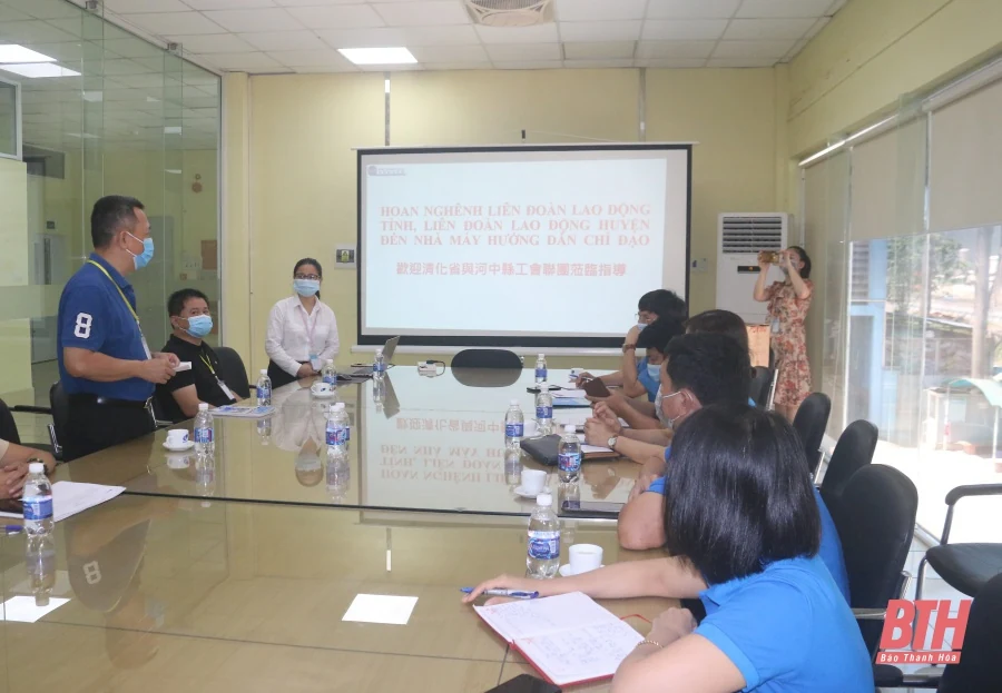LĐLĐ tỉnh kiểm tra công tác phòng, chống dịch COVID-19 tại doanh nghiệp