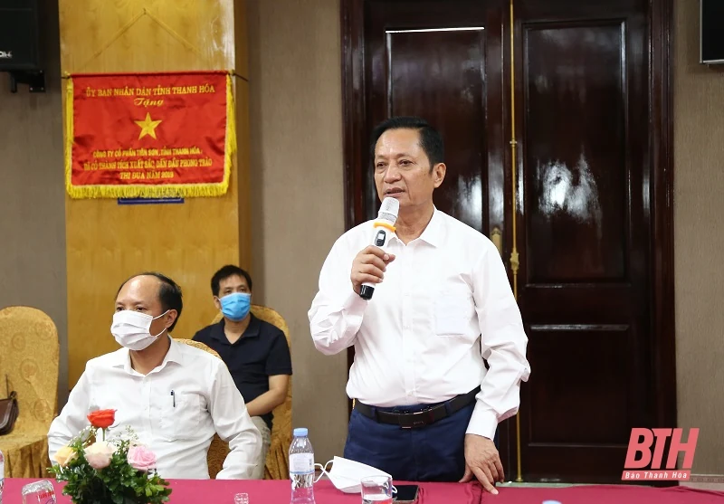 Chủ tịch UBND tỉnh Đỗ Minh Tuấn kiểm tra hoạt động sản xuất, kinh doanh và phòng, chống dịch COVID-19 tại thị xã Bỉm Sơn và TP Thanh Hoá