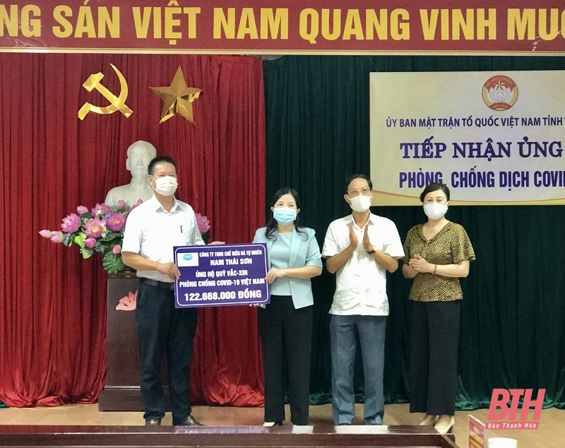 Các doanh nghiệp tiếp tục ủng hộ phòng, chống dịch COVID-19