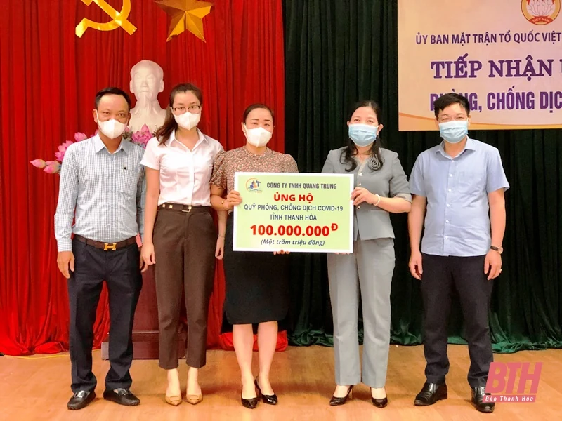 401 đơn vị, doanh nghiệp, cá nhân ủng hộ hơn 28 tỷ 131 triệu đồng phòng, chống dịch COVID-19