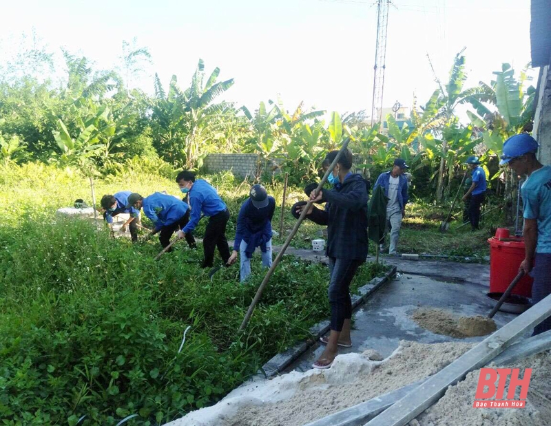 Tuổi trẻ thị xã Nghi Sơn với “Ngày chủ nhật tình nguyện” ý nghĩa