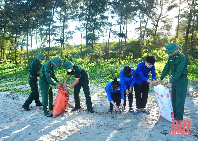 Huyện Quảng Xương phát động Chiến dịch Thanh niên tình nguyện hè và “Hãy làm sạch biển” năm 2021