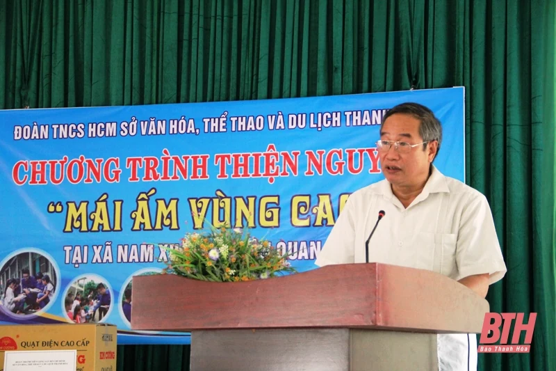 Đoàn Thanh niên Sở VH, TT&DL tổ chức chương trình “Mái ấm vùng cao” tại xã Nam Xuân