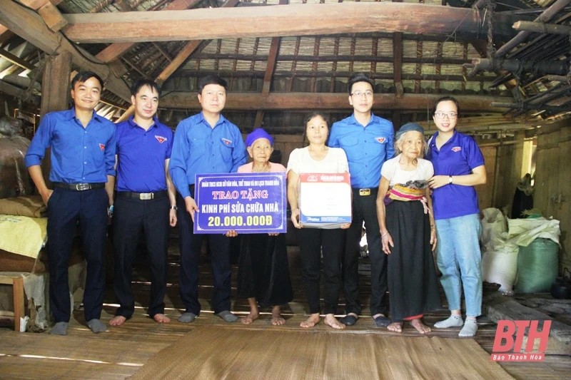 Đoàn Thanh niên Sở VH, TT&DL tổ chức chương trình “Mái ấm vùng cao” tại xã Nam Xuân