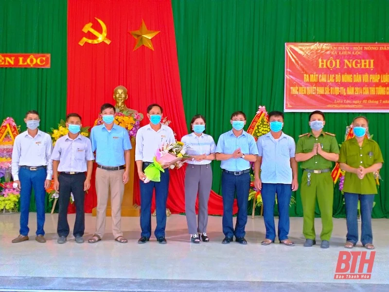 Ra mắt Câu lạc bộ “Nông dân với pháp luật” tại huyện Thiệu Hóa và Hậu Lộc