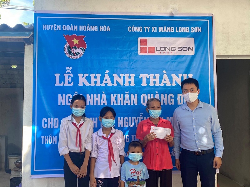 Công ty Xi măng Long Sơn hỗ trợ xây 252 nhà tình thương trên cả nước